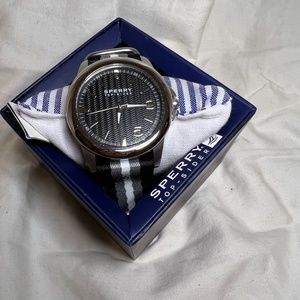 Sperry Topsider Black and White watch